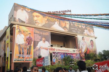 Legend Movie Hungama at Bramaramba Theatre